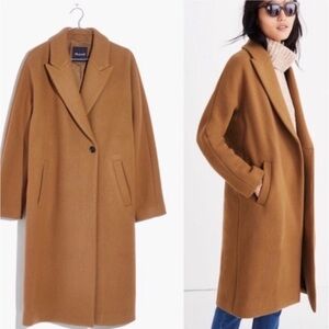 Madewell Atlas Cocoon Coat Size 6: GUC